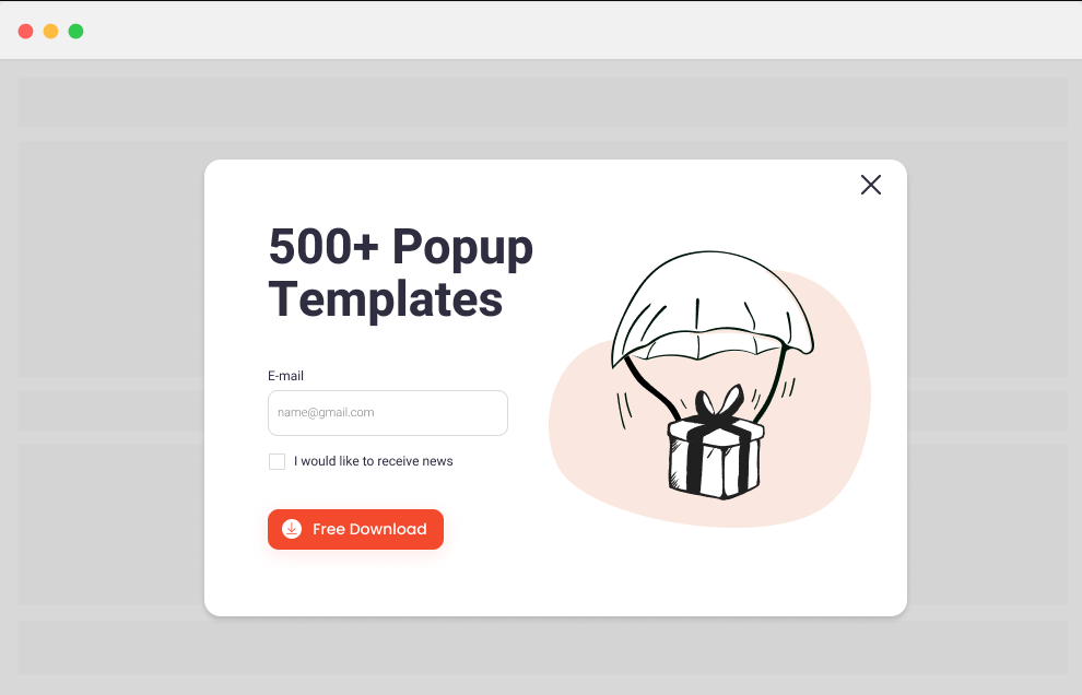 Greet Your Visitors With a Pop-up Asking to Subscribe Example Greet Your Visitors With a Pop-up Asking to Subscribe Example